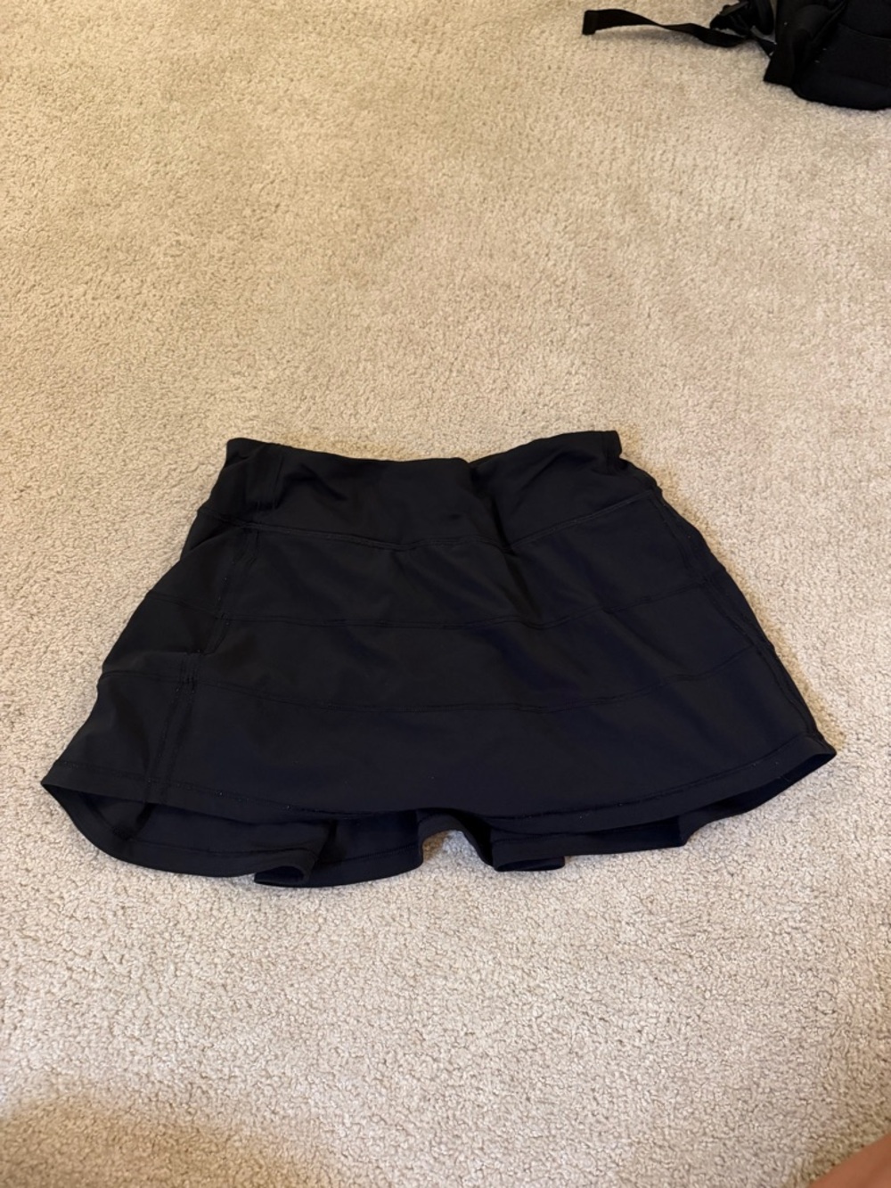 Lulu lemon Yoga Black Athletic Skort with Built-In Shorts